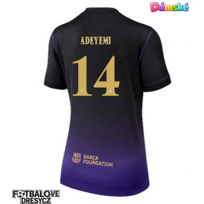 Barcelona Karim Adeyemi #14 Dámské Venkovní Dres 2026-27 Krátký Rukáv Barcelona Karim Adeyemi #14 Dámské Venkovní Dres 2026-27 Krátký Rukáv